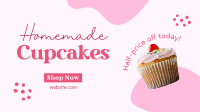 Cupcake Sale Facebook Event Cover Design