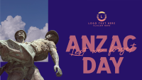 Anzac Day Soldiers Facebook Event Cover Design