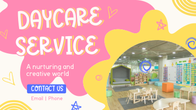 Playful Daycare Facility Facebook event cover Image Preview