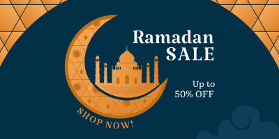 Ramadan Moon Discount Twitter Post Image Preview