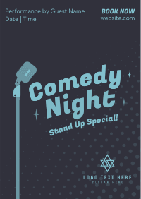 Stand Up Comedy Poster Design