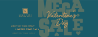 Valentine's Mega Sale Facebook cover Image Preview