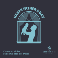 Father & Child Window Linkedin Post Image Preview