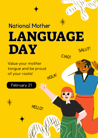Mother Language Day Poster Image Preview