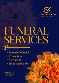 Funeral Bouquet Flyer Image Preview