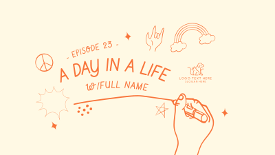 Doodle Day In A Life YouTube cover (channel art) Image Preview