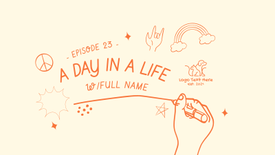 Doodle Day In A Life YouTube Banner