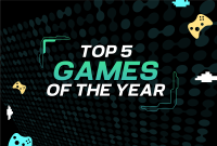 Top games of the year Pinterest Cover Design