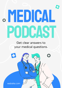 Podcast Medical Flyer Image Preview
