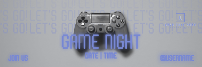 Game Night Console Twitter header (cover) Image Preview