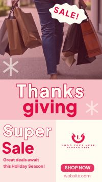 Super Sale this Thanksgiving YouTube short Image Preview
