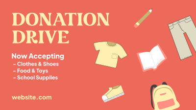 Donation Drive Facebook event cover Image Preview