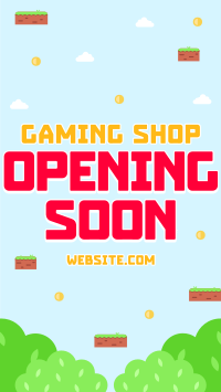 Game Shop Opening Facebook story Image Preview