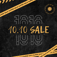 10.10 Sale Tape Instagram post Image Preview