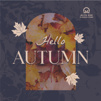 Hello There Autumn Greeting Instagram post Image Preview