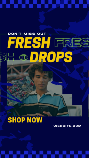 Fresh Drops Instagram story Image Preview