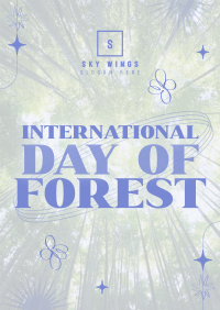 Modern Quirky Day of Forest Poster Image Preview