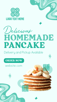 Homemade Pancakes YouTube short Image Preview