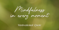 Mindfulness Quote Facebook ad Image Preview