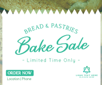 Homemade Bake Sale  Facebook Post Design
