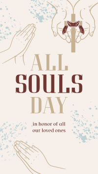 Prayer for Souls' Day Instagram Reel Design