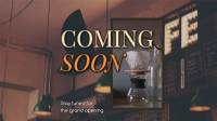 Cafe Opening Soon Animation Preview