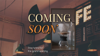 Cafe Opening Soon Animation Image Preview