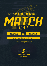 Superbowl Match Day Flyer Image Preview
