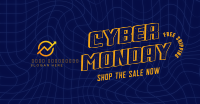 Vaporwave Cyber Monday Facebook ad Image Preview