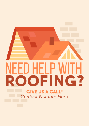 Roof Construction Services Flyer Image Preview