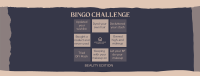 Beauty Bingo Challenge Facebook Cover Design