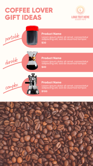 Coffee Gift Guide Instagram story