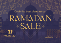 Biggest Ramadan Sale Postcard Design