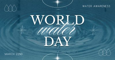 World Water Day Greeting Facebook ad Image Preview