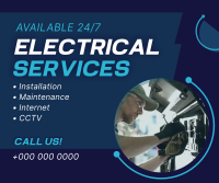 Electrical Installation Service Facebook Post Design