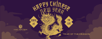 Chinese Dragon Year Facebook Cover Image Preview