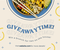 Giveaway Food Bowl Facebook post Image Preview