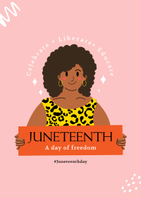 Juneteenth Woman Poster Image Preview