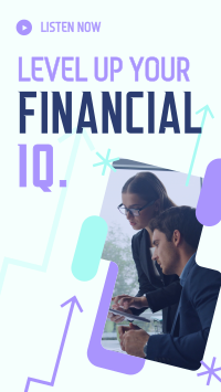 Business Financial Podcast Instagram Story Design