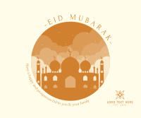 Happy Eid Mubarak Facebook post Image Preview