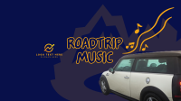 Roadtrip Music Playlist YouTube Banner Image Preview