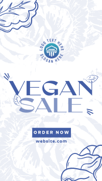 Trendy Vegan Sale YouTube Short Design