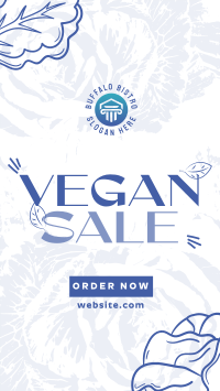 Trendy Vegan Sale YouTube Short Image Preview