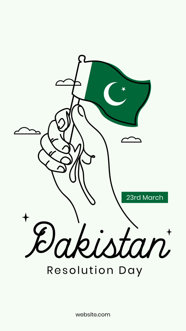 Pakistan Flag Instagram Story Design Image Preview