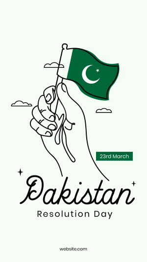 Pakistan Flag Instagram story Image Preview