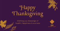 Happy Thanksgiving Facebook ad Image Preview