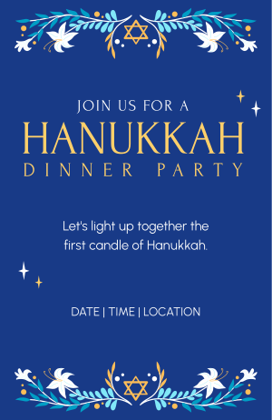 Celebrating Hanukkah Invitation Image Preview