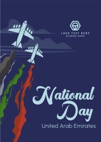 UAE National Day Airshow Flyer Design