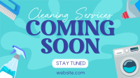 Coming Soon Cleaning Services Video Design