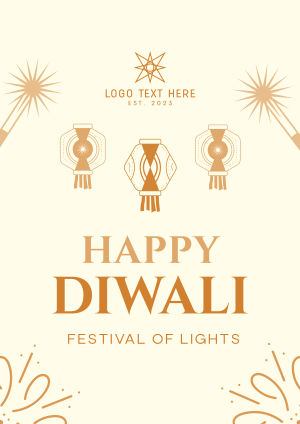 Diwali Festival Flyer Image Preview